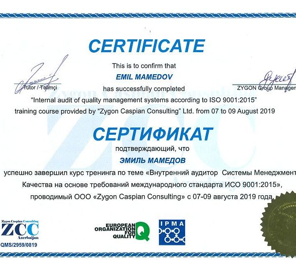 Emil Mamedov ISO